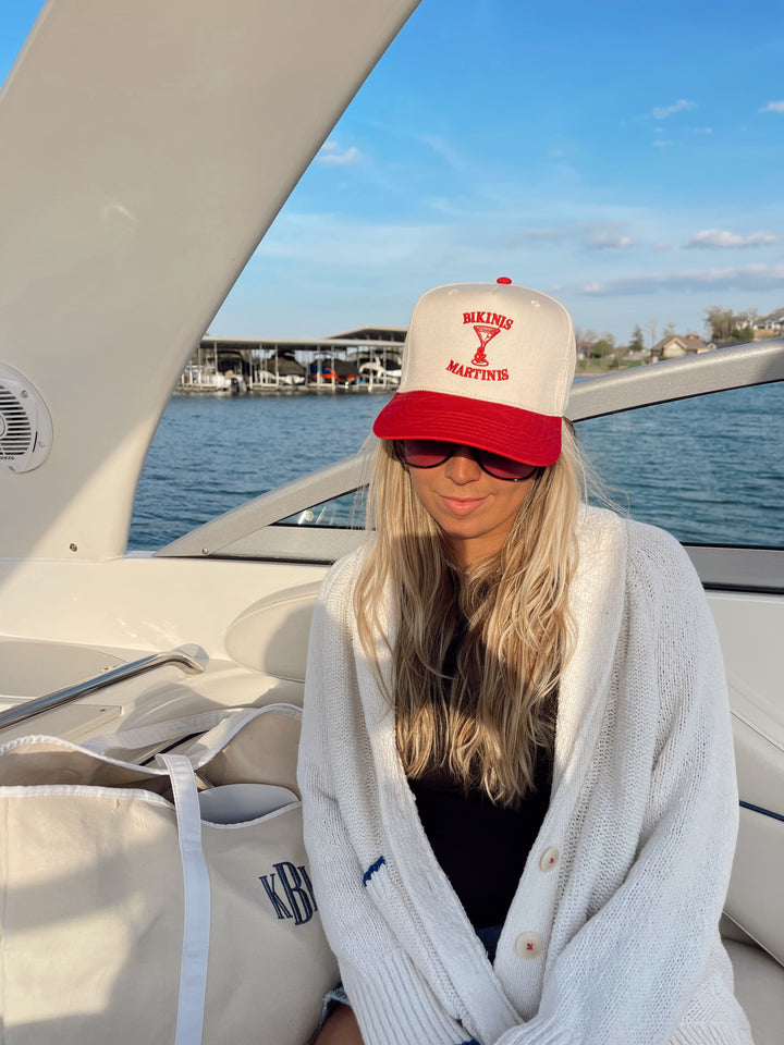 Bikinis & Martinis Vintage Trucker Hat