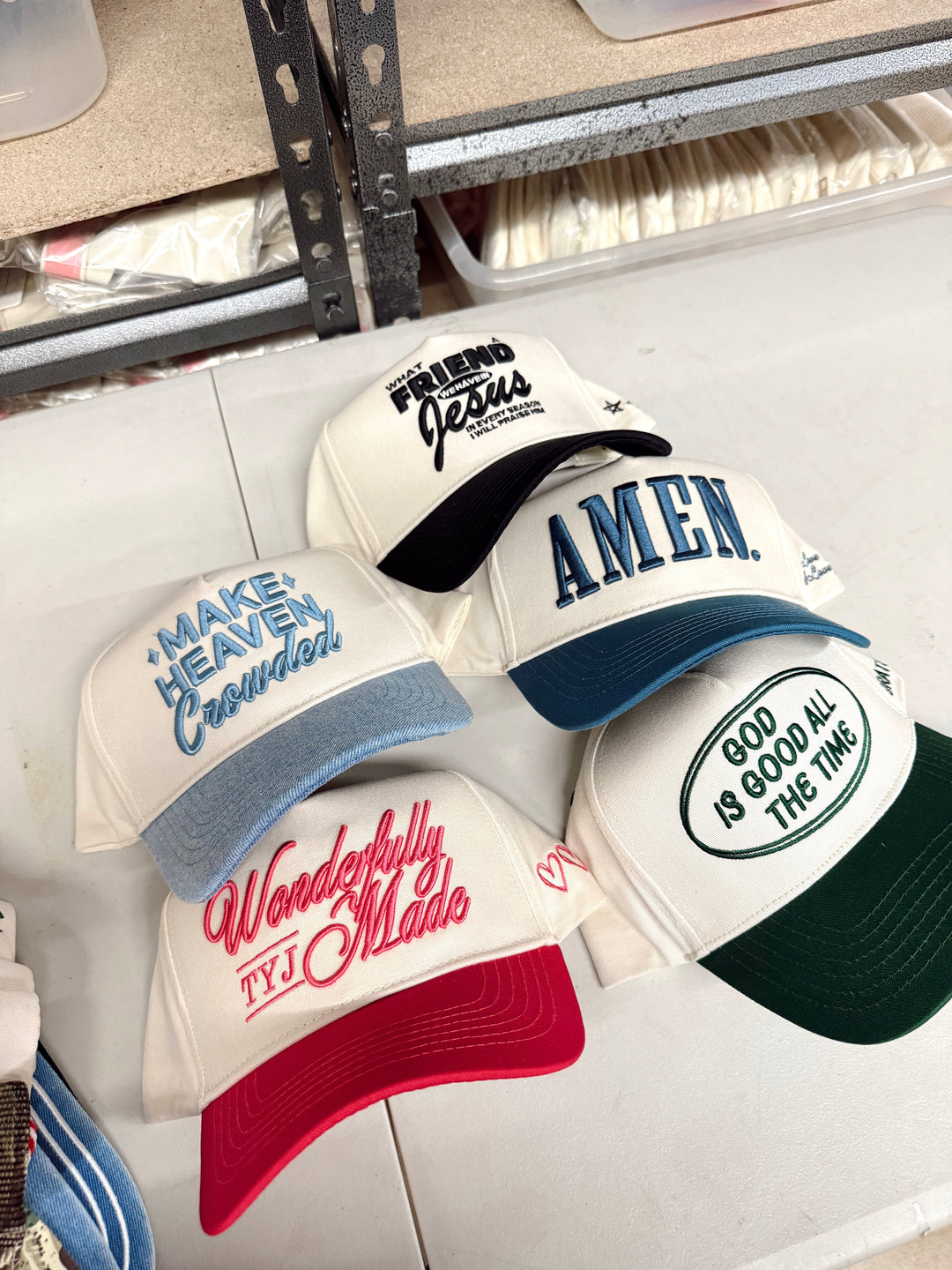 Make Heaven Crowded - Denim Vintage Trucker Hat