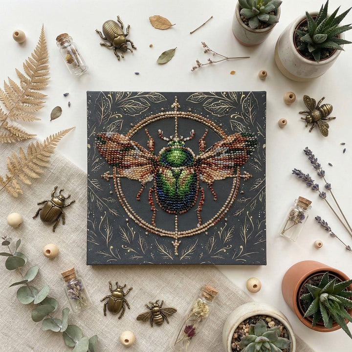The Alchemy of Nature Mini Bead Embroidery Kit by Abris Art AM-266