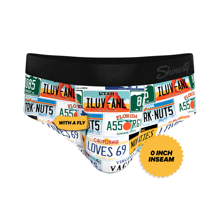The DMV Catastrophe | License Plates Ball Hammock® Pouch Underwear Briefs