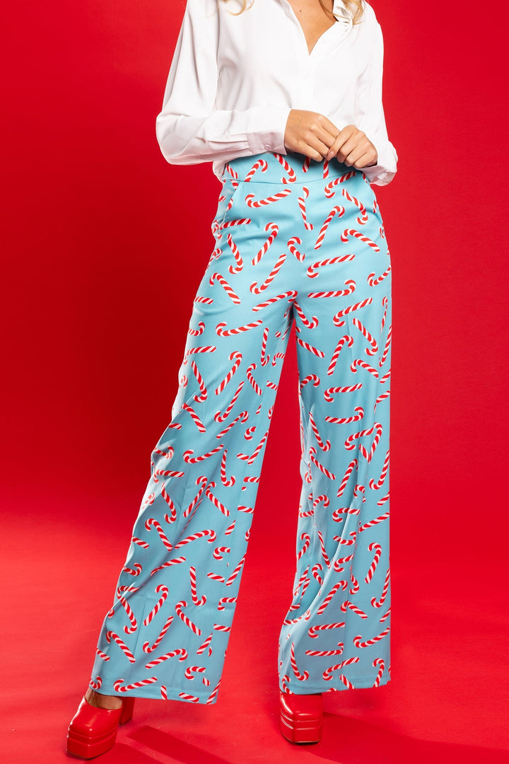 The Peppermint Pimp Canes | Candy Cane Women's Suit Pants