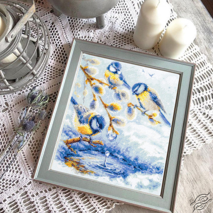 The Promise of Spring Counted Cross Stitch Kit by Magic Needle 70-55