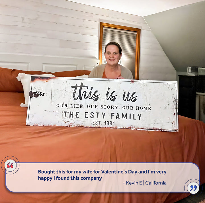 This Is Us Rustic Sign