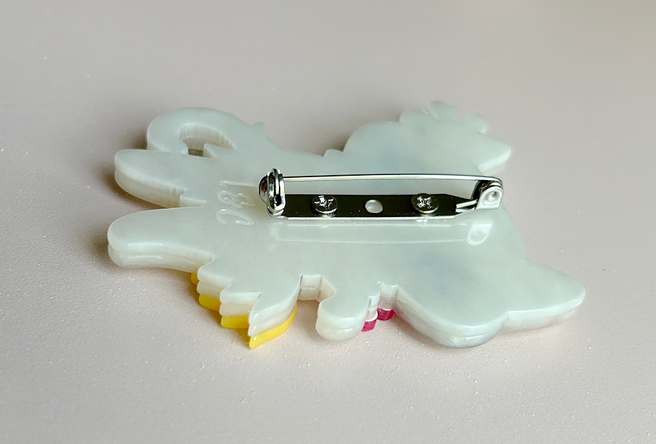 Tiki Hula Kitty Brooch by Miss Fluff x Lipstick & Chrome