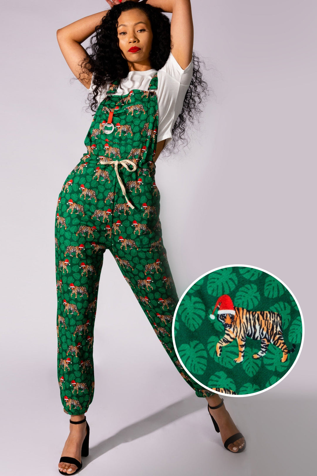 The Tinsel Tigers | Womens Christmas Pajamaralls®