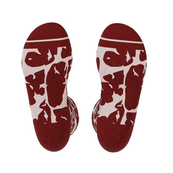 The Tomahawk | Marbled Meat Heel Hammock™ Crew Socks