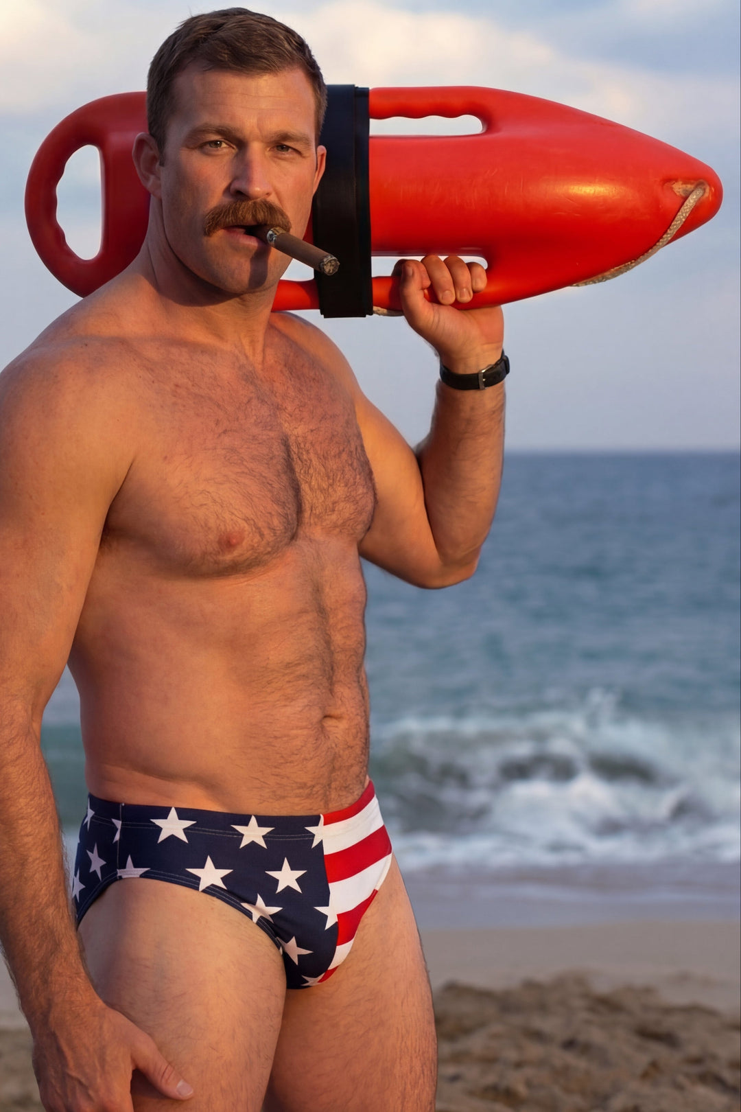 The Unsurpassed Ass | American Flag Ball Hammock® Pouch Swim Briefs