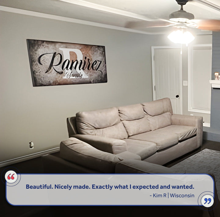 Family Last Name Sign