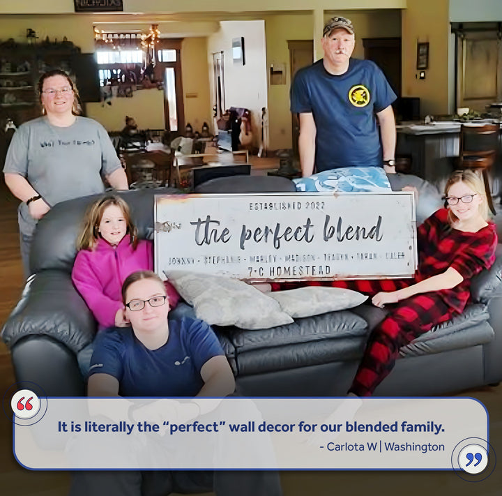 The Perfect Blend Sign