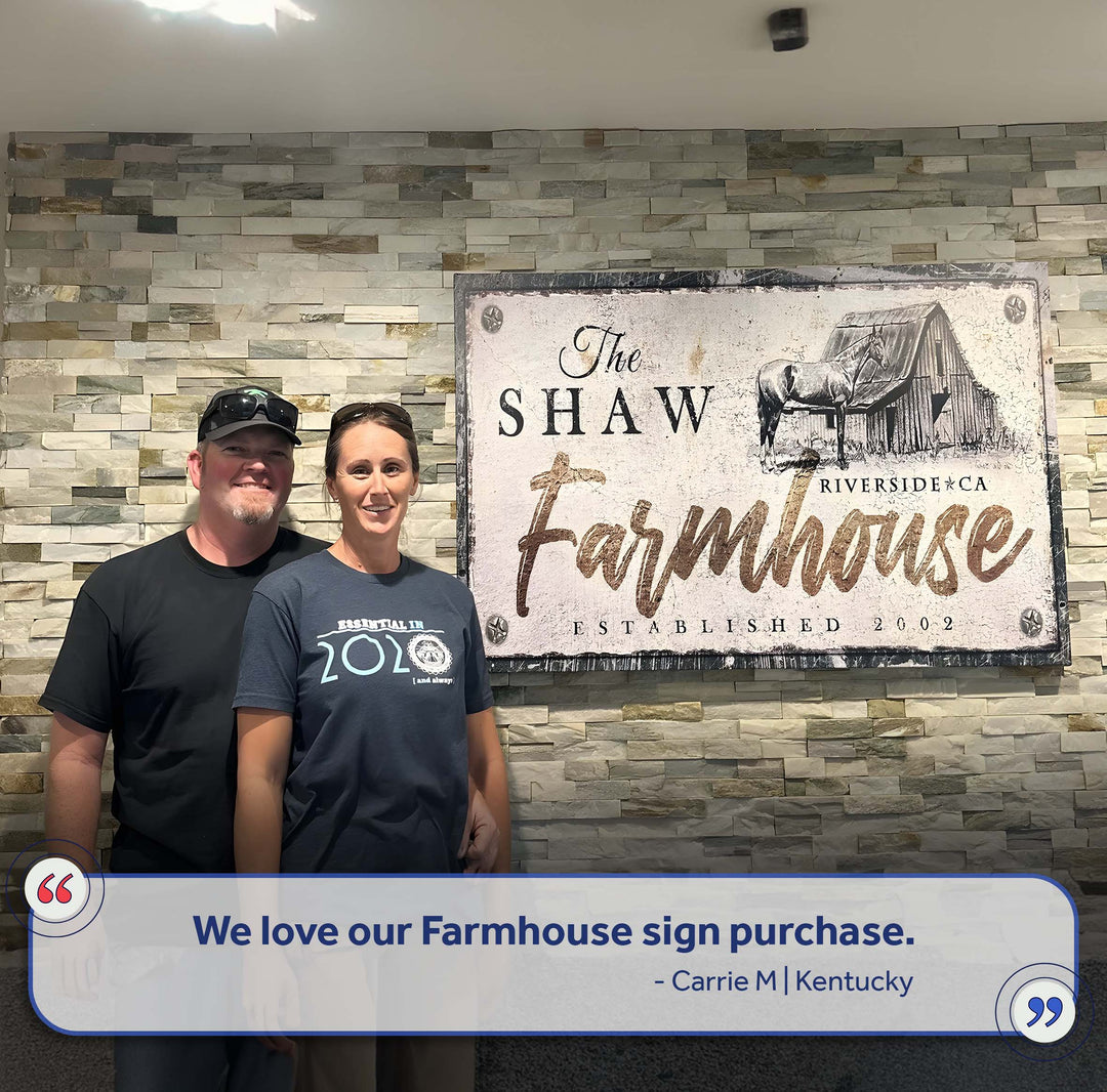 Rustic Horse Farmhouse Sign III