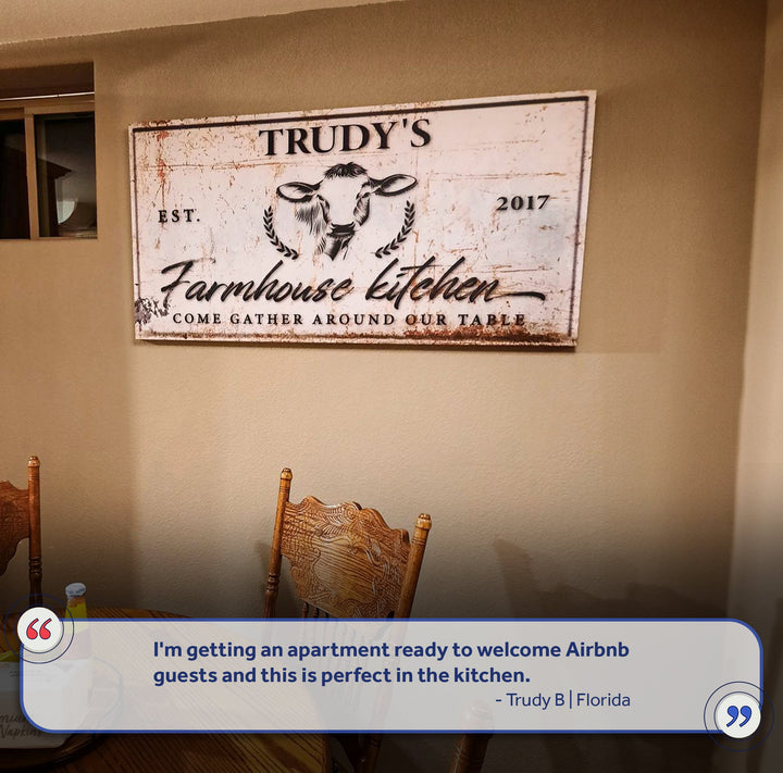 Farmhouse Kitchen Sign