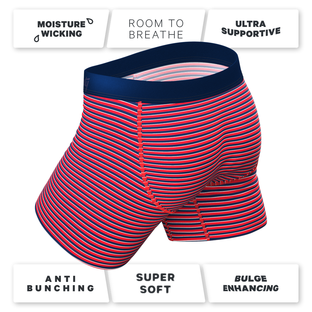 The US of A | USA Stripe Ball Hammock® Pouch Underwear With Fly