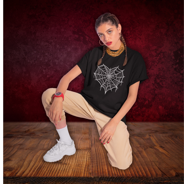 Heart Spider Web Tee - Unisex Shirt