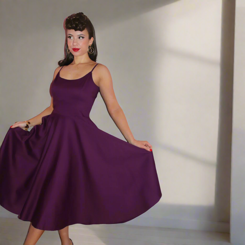 Peggy Retro-Inspired Full Circle Dress