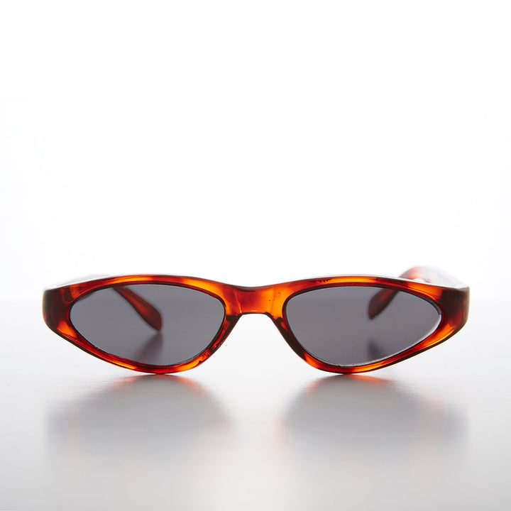 Edgy Small Cat Eye 90s Vintage Sunglass - Vicky