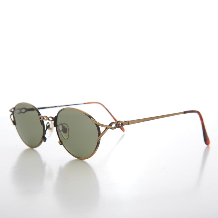 Oval Cat Eye 90s Vintage Sunglasses - Vista