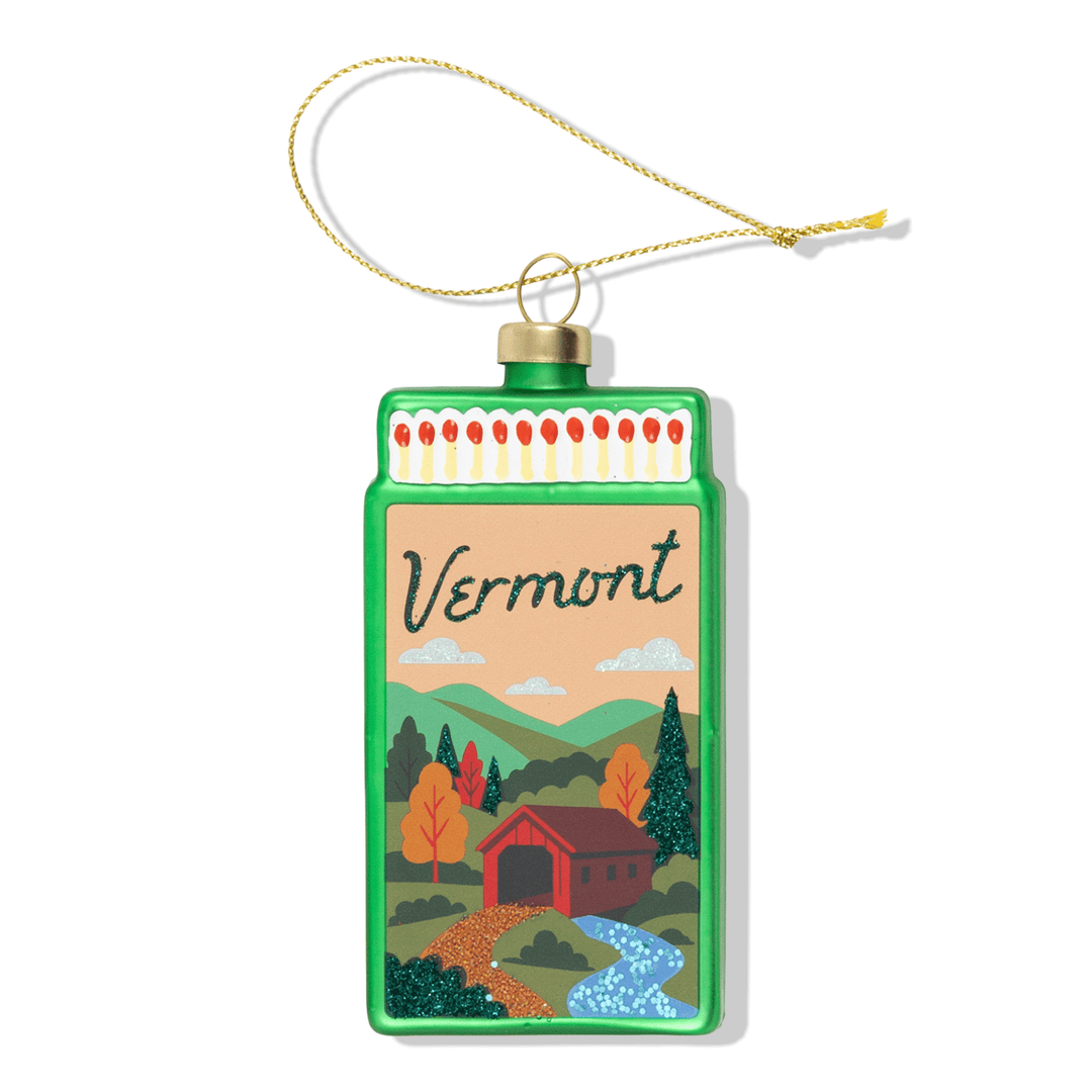 Vermont Matchbook Ornament