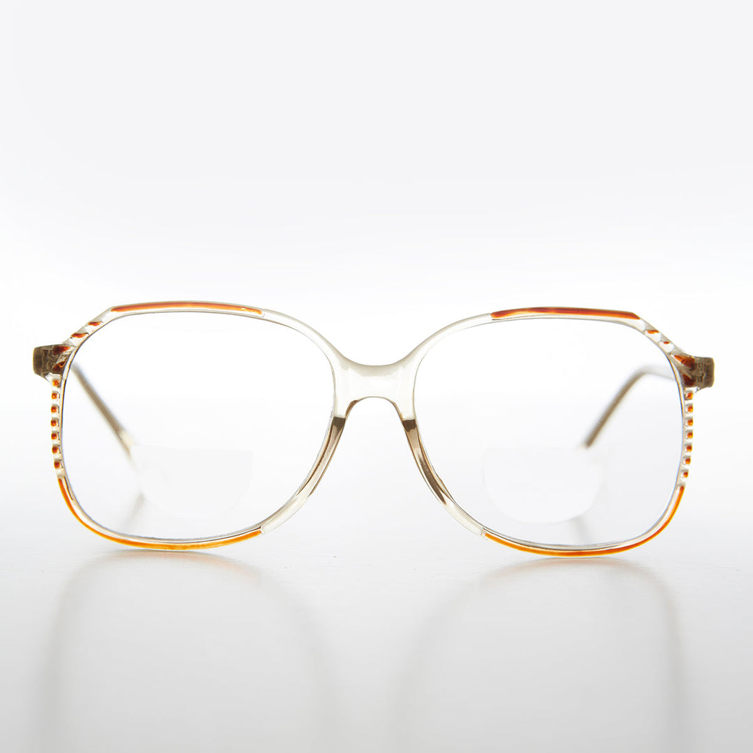 Square Retro Optical Quality Bifocal Reader - Wang