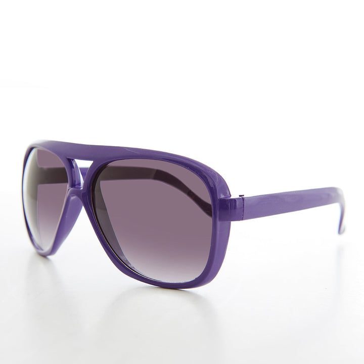 Square Colorful Aviator Deadstock Sunglasses - Wave