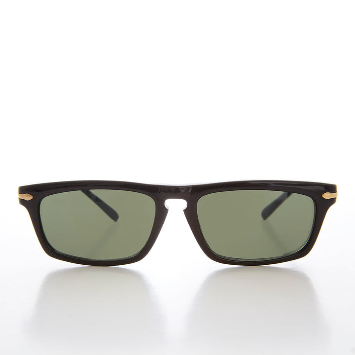 Slim Rectangular Beatnik Vintage Sunglass - Wilde