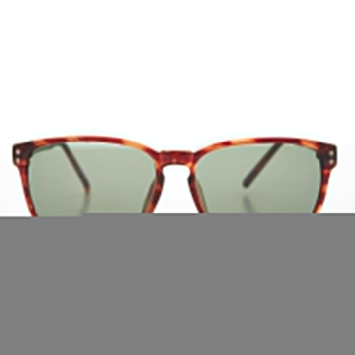 Large Square Glass Lens Vintage Sunglass - Winston