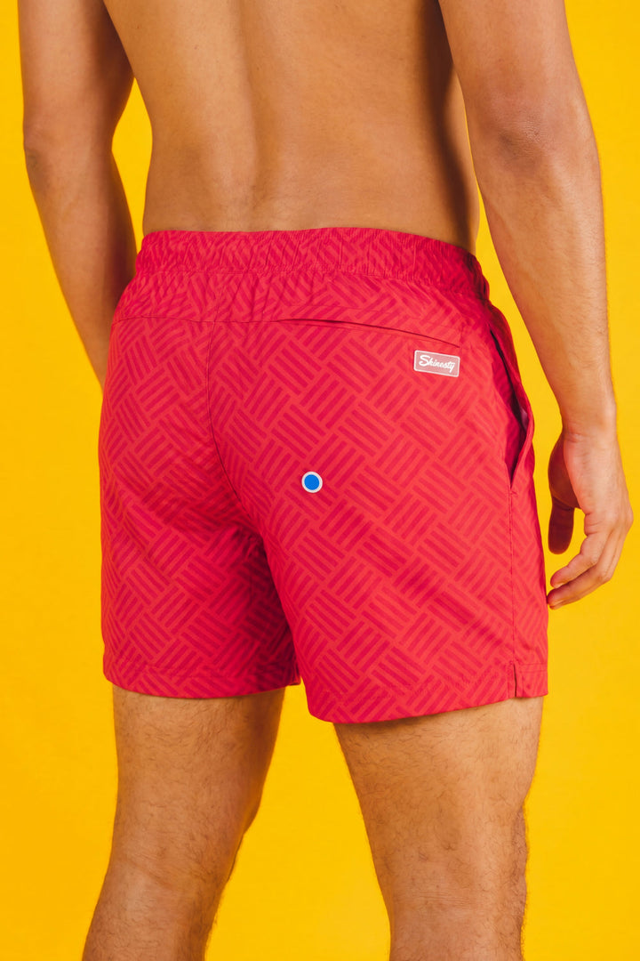 The Hot Dogs Or Legs | Wienerschnitzel x Shinesty Ball Hammock® Pouch 5" Swim Trunks