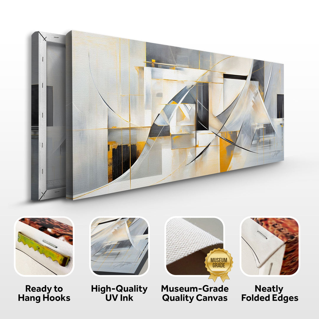 Canvas Print: "Geometric Whispers"