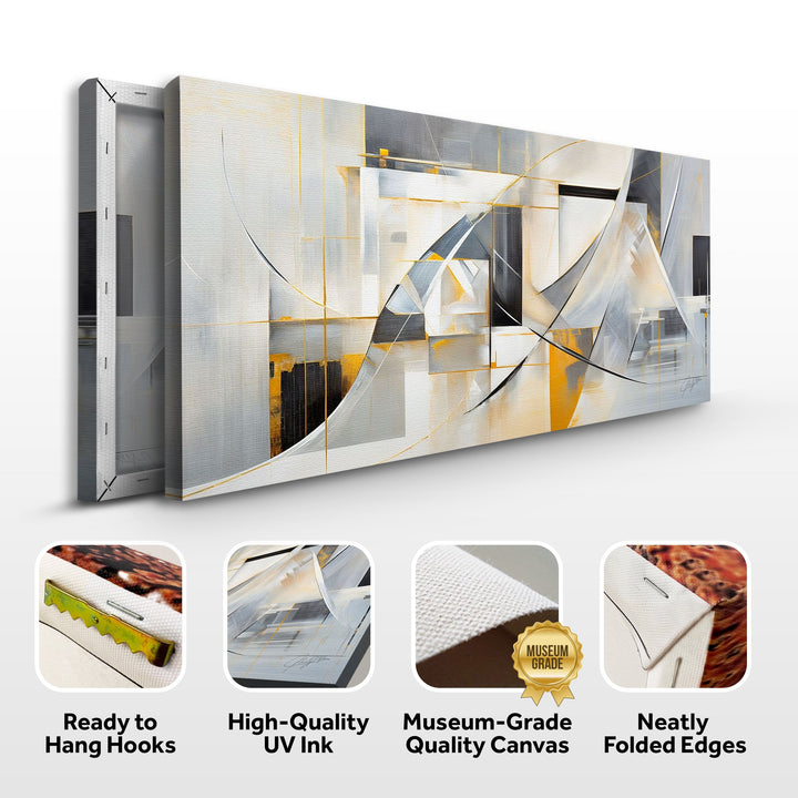 Canvas Print: "Geometric Whispers"