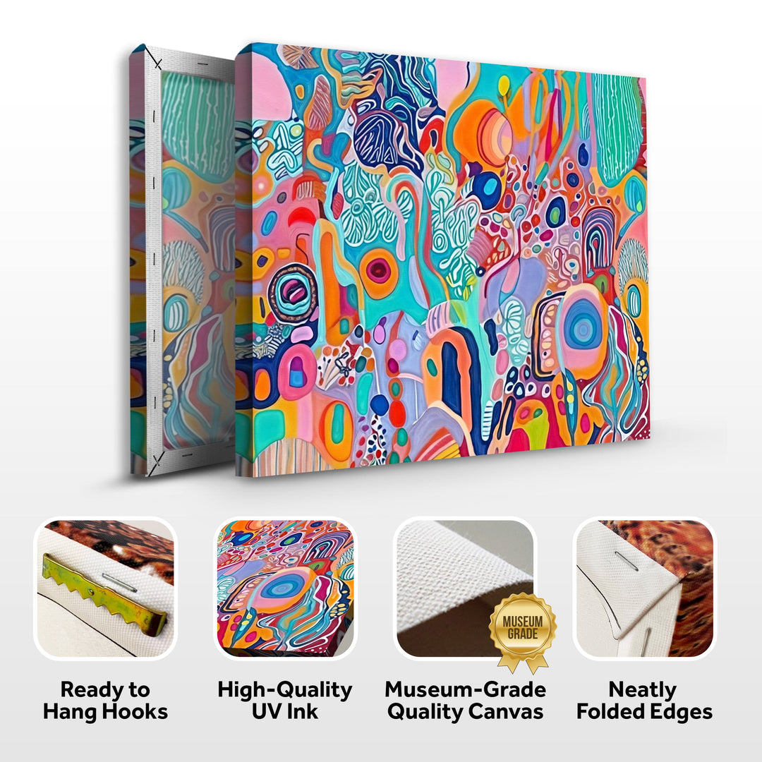 Canvas Print: "Kaleidoscopic Voyage III"