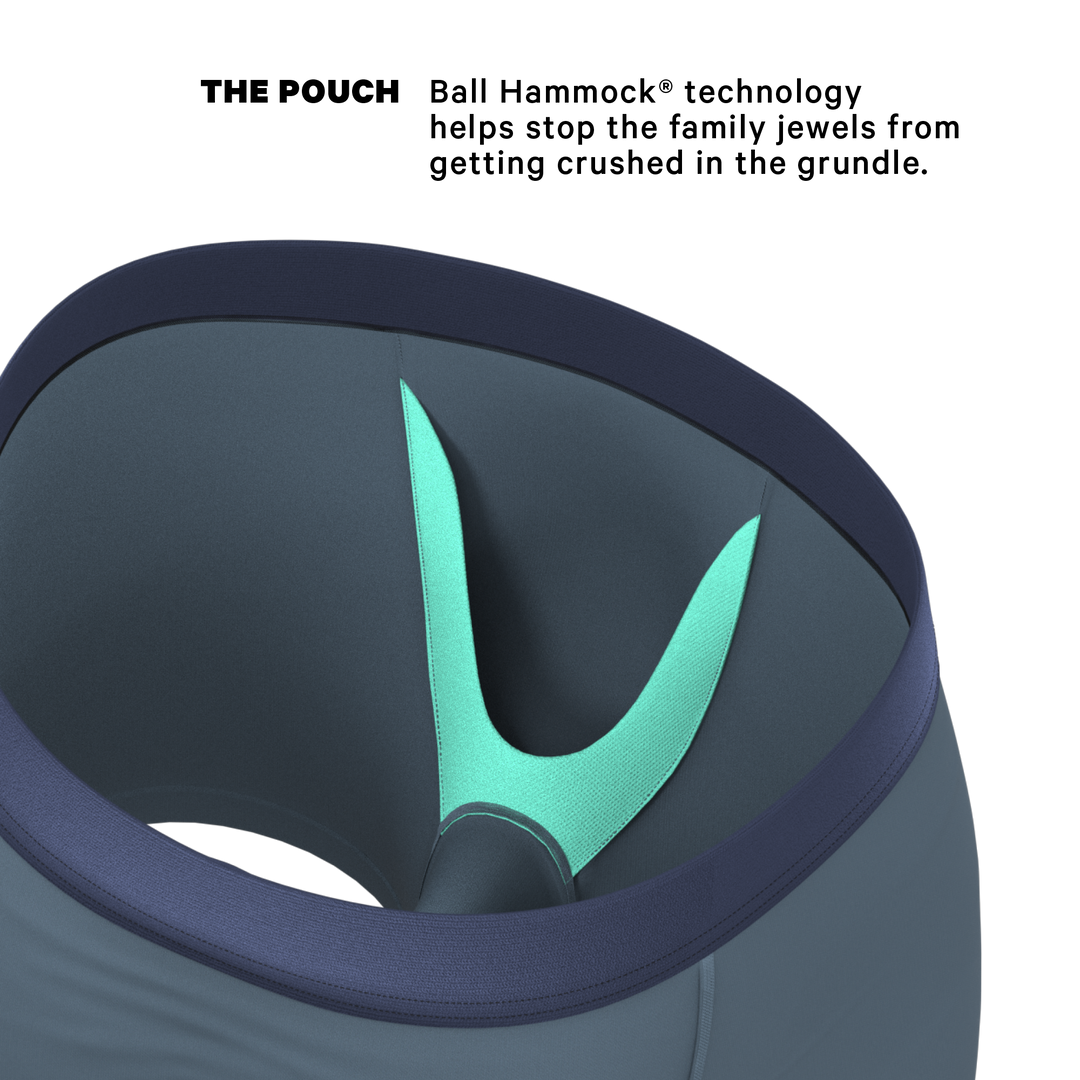 The Wake In The Lake | Tonal Teal Ball Hammock® Pouch Underwear