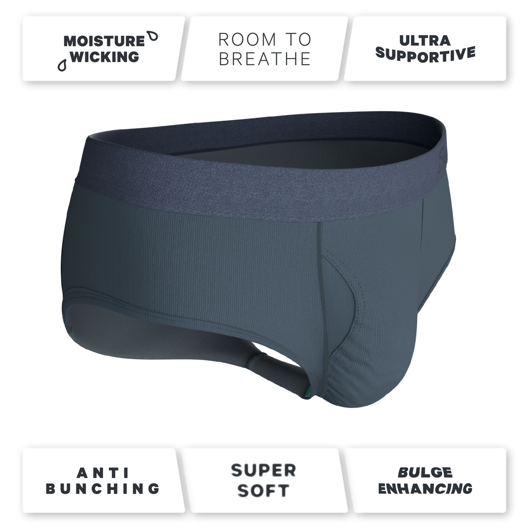 The Wake In The Lake | Tonal Teal Ball Hammock® Pouch Underwear Briefs