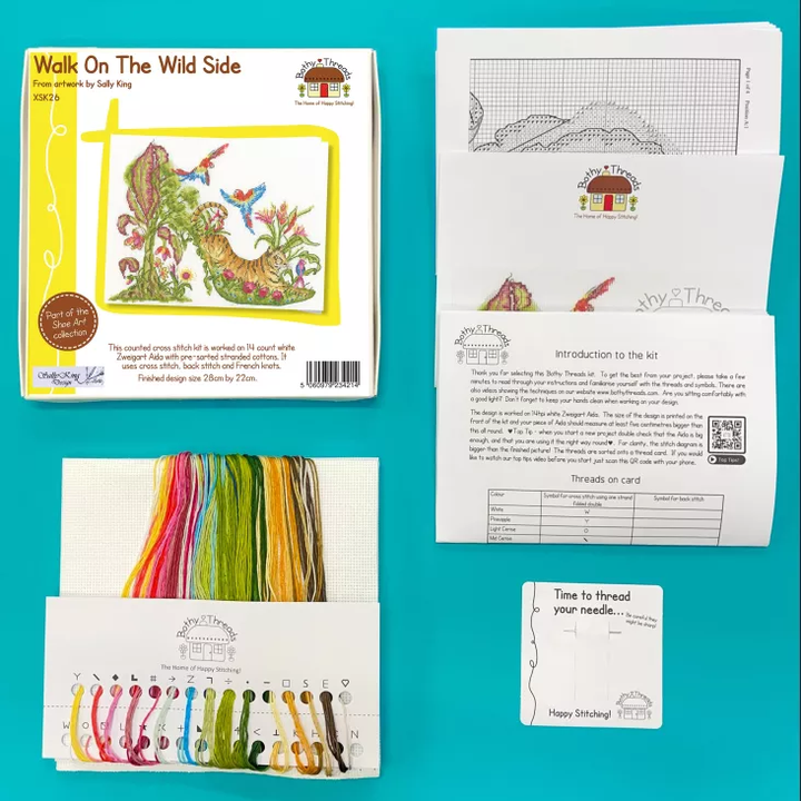 Walk On The Wild Side XSK26 Counted Cross Stitch Kit