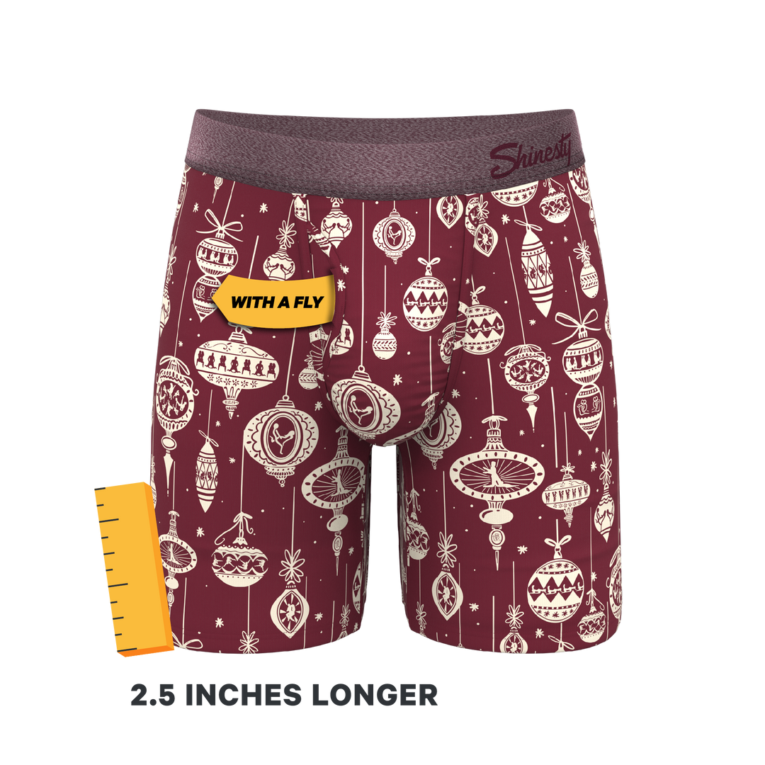 The Well Hung | Naughty Ornament Long Leg Ball Hammock® Pouch Underwear With Fly