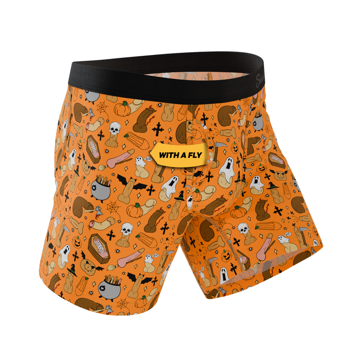 The Wicked Willy | Graphic Trick or Treat Ball Hammock® Pouch Underwear With Fly