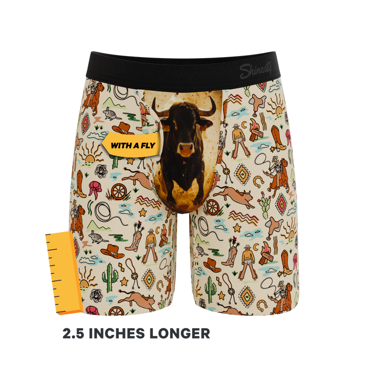 The Wild Bandit | Bull Long Leg Ball Hammock® Pouch Underwear With Fly