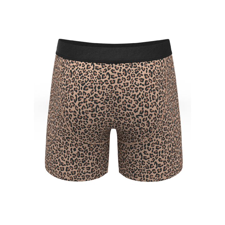 The Wild Cat | Leopard Print Ball Hammock® Pouch Underwear With Fly
