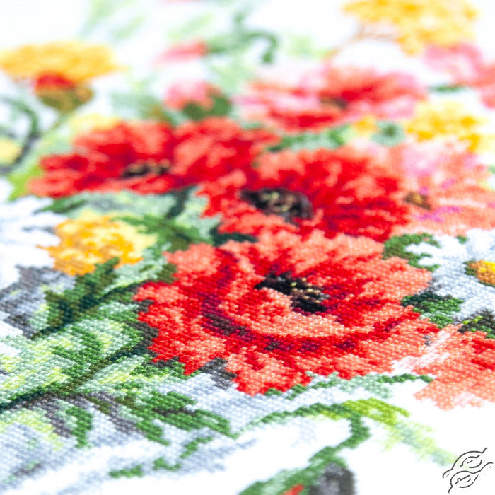 Wildflowers Counted Cross Stitch Kit by Magic Needle 70-58