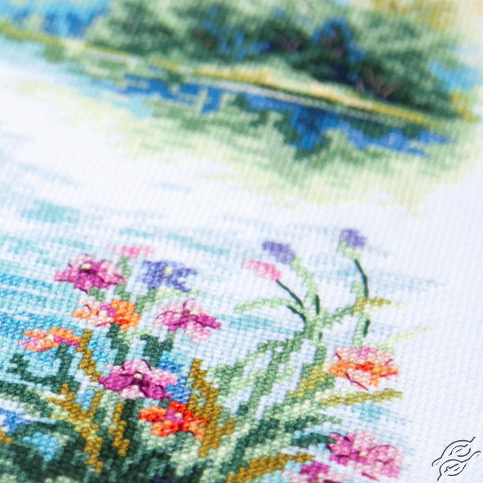 With Mom! Counted Cross Stitch Kit by Magic Needle 70-60