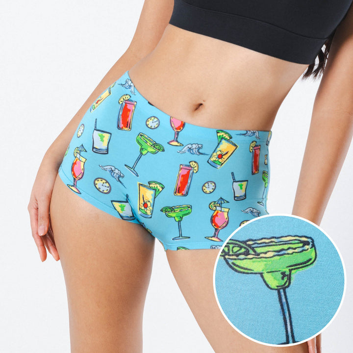 The Cocktail Hour | Shinesty x Margaritaville® Modal Boyshort Underwear