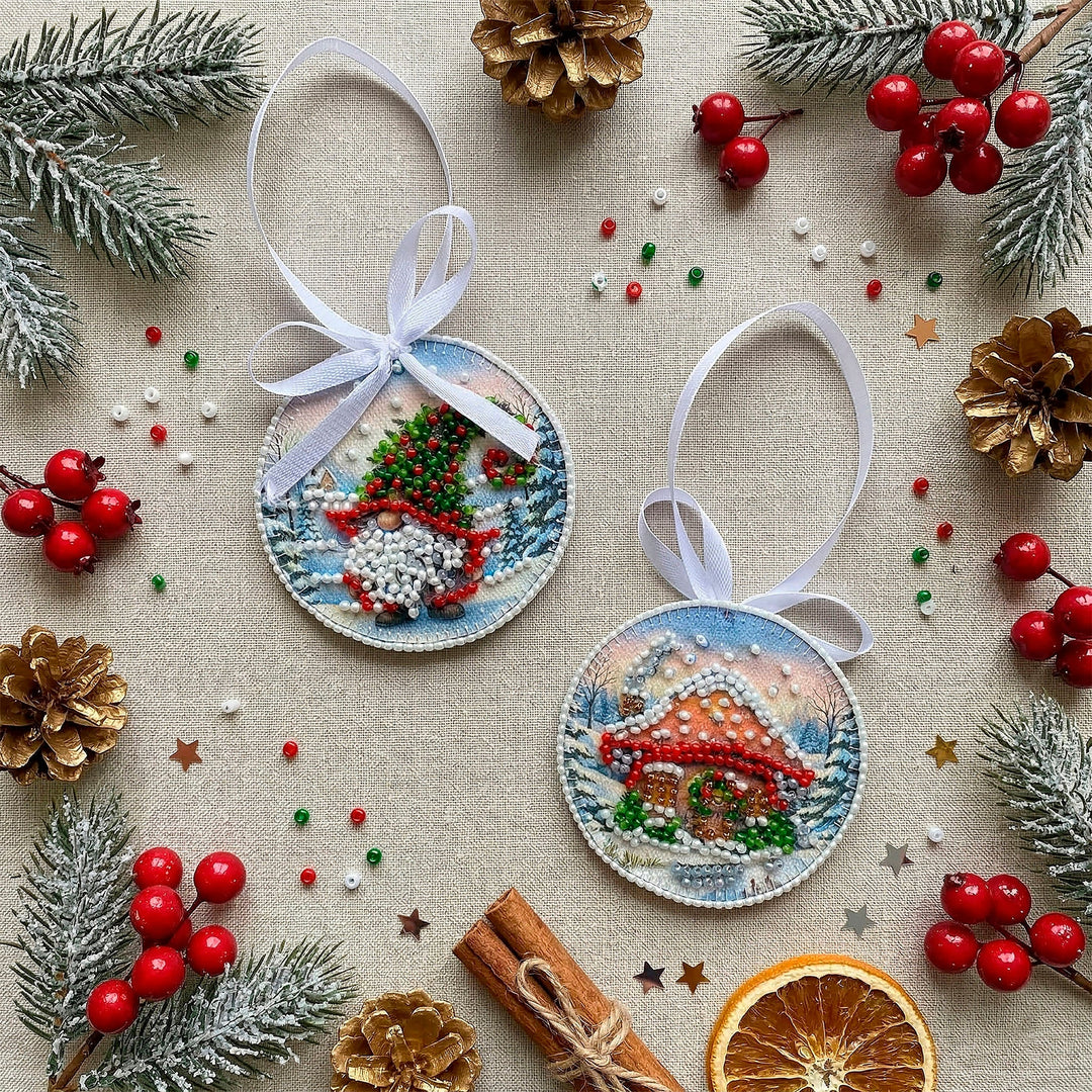 Woodland Wonder Bead Embroidery Decoration Kit by Abris Art ABT-063