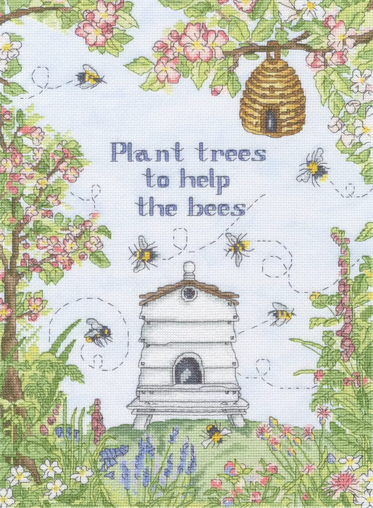 Help The Bees XAL15 Counted Cross Stitch Kit