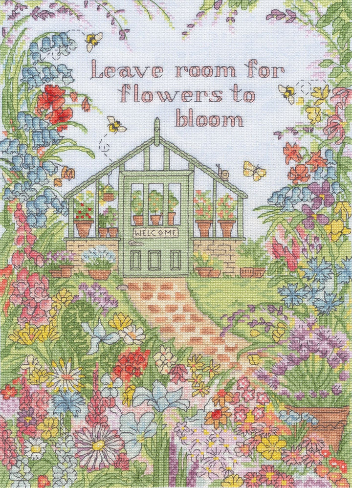 Flowers In Bloom XAL16 Counted Cross Stitch Kit