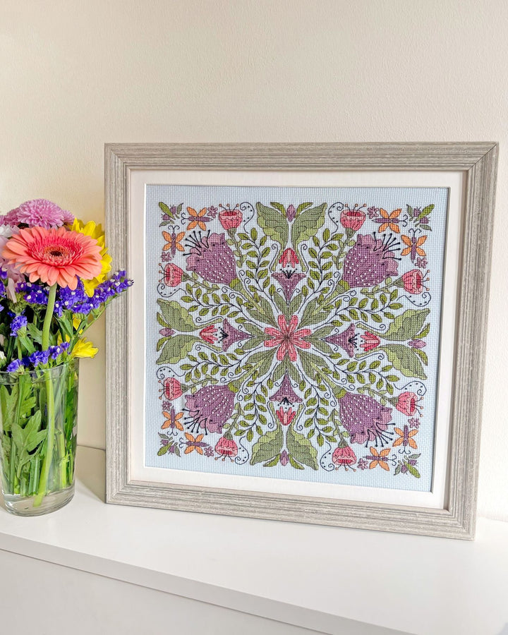 Bursting Blooms XBUF2 Counted Cross Stitch Kit