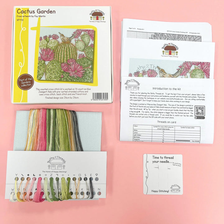 Cactus Garden XFY10 Counted Cross Stitch Kit