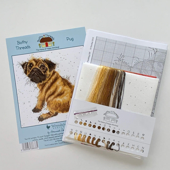 Pug XHD11 Counted Cross Stitch Kit