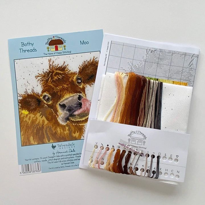 Moo XHD48 Counted Cross Stitch Kit