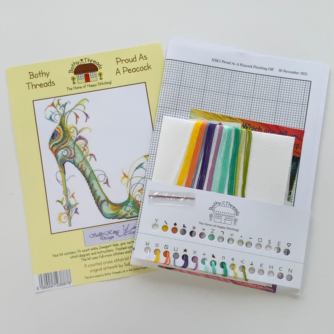 Proud As A Peacock XSK1 Counted Cross Stitch Kit