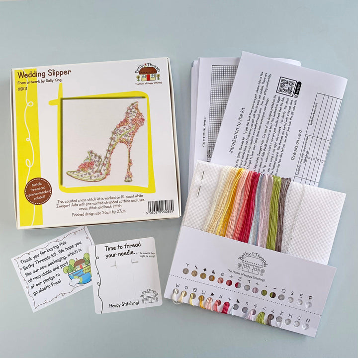 Wedding Slipper XSK11 Counted Cross Stitch Kit