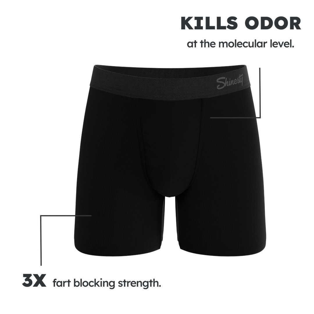 The Threat Level Midnight | Black XTREME Fart Proof Ball Hammock® Boxer
