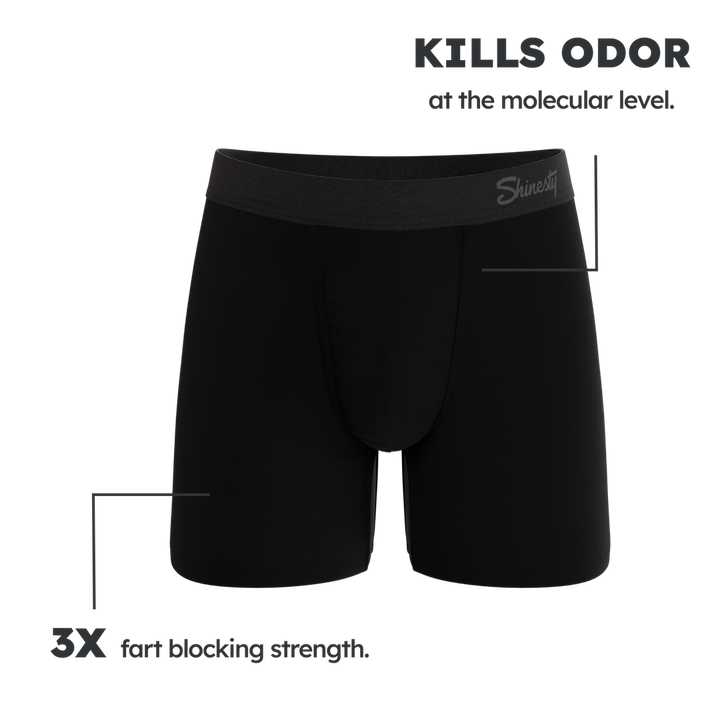 The Threat Level Midnight | Black XTREME Fart Proof Ball Hammock® Boxer